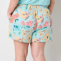 Sleep Chic Womens Plus Pajama Shorts