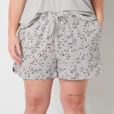 Sleep Chic Womens Plus Pajama Shorts