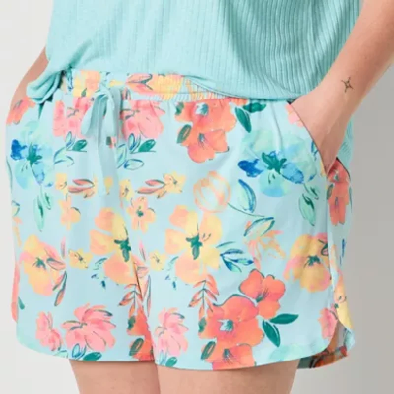 Sleep Chic Womens Plus Pajama Shorts