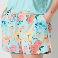 Sleep Chic Womens Plus Pajama Shorts
