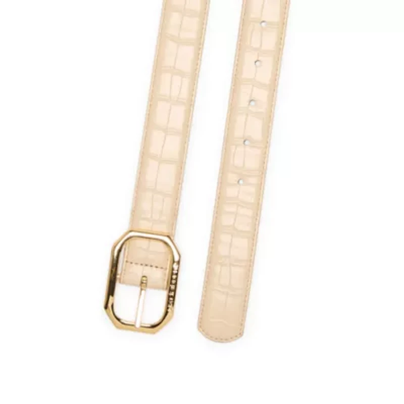 Liz Claiborne 29mm Geo Flip Reversible Womens Belt