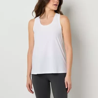 Xersion Womens U Neck Sleeveless Performance Tank Top Tall