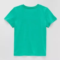 Okie Dokie Toddler & Little Boys Crew Neck Short Sleeve Regular Fit Graphic T-Shirt