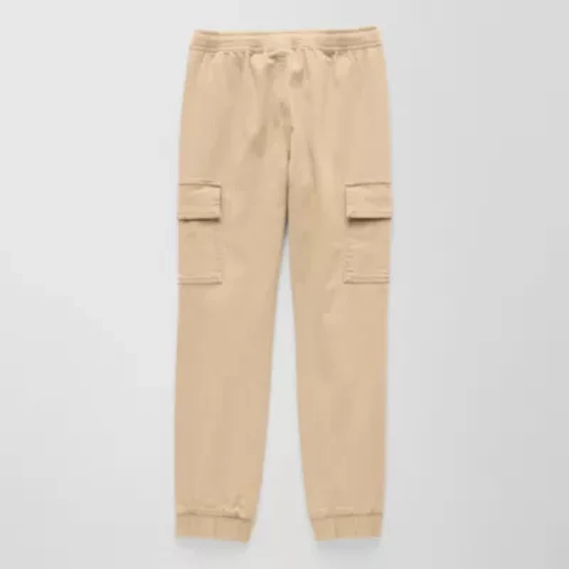 Thereabouts Pull-On Jogger Little & Big Kid Boys Adjustable Waist Cuffed Cargo Pant