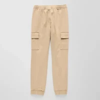 Thereabouts Pull-On Jogger Little & Big Kid Boys Adjustable Waist Cuffed Cargo Pant