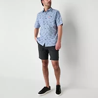 American Outdoorsman Mens Short Sleeve Regular Fit Button-Down Shirt