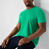 St. John's Bay Super Soft Mens V Neck Short Sleeve Quick Dry Big and Tall T-Shirt