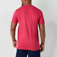 St. John's Bay Super Soft Mens V Neck Short Sleeve Quick Dry Big and Tall T-Shirt