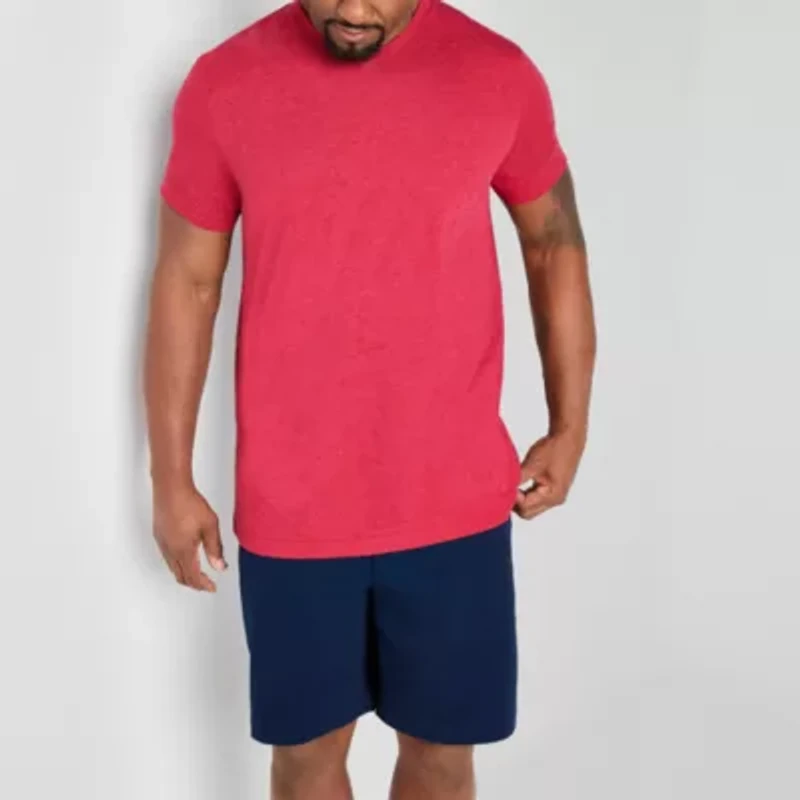 St. John's Bay Super Soft Mens V Neck Short Sleeve Quick Dry Big and Tall T-Shirt