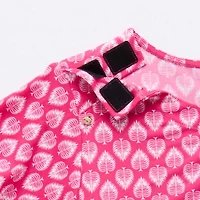 Liz Claiborne Womens Easy-on + Easy-off Crew Neck Short Sleeve Adaptive Blouse