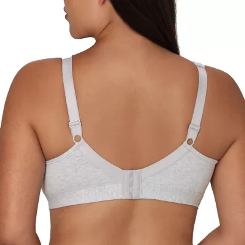Playtex 18 Hour Cotton Stretch Ultimate Lift & Support Wireless Full Coverage Bra Us474c
