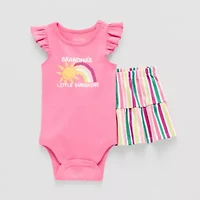 Okie Dokie Baby Girls 2-pc. Skirt Set