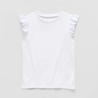 Thereabouts Little & Big Kid Girls Round Neck Short Sleeve T-Shirt