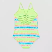 Thereabouts Little & Big Kid Girls Tie-Dye Tie Dye One Piece Swimsuit