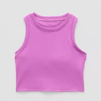 Xersion Ribbed Little & Big Kid Girls Long Line Bra 356780