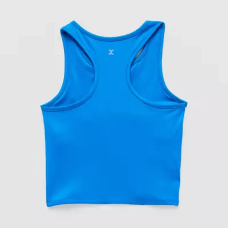 Xersion Little & Big Kid Girls Crew Neck Sleeveless Active Tank Top