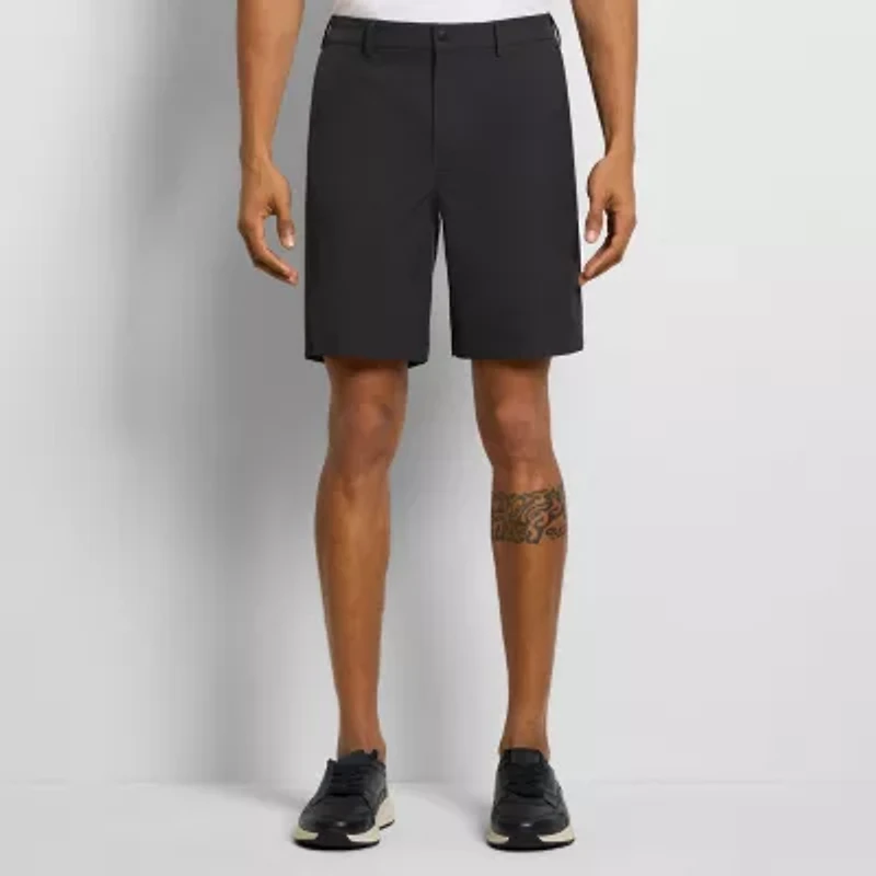 Van Heusen Performance Mens 9 1/2" Mid Rise Moisture Wicking Chino Short