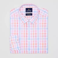 Stafford Smart Tech Mens Regular Fit Stretch Fabric Wrinkle Free Long Sleeve Dress Shirt