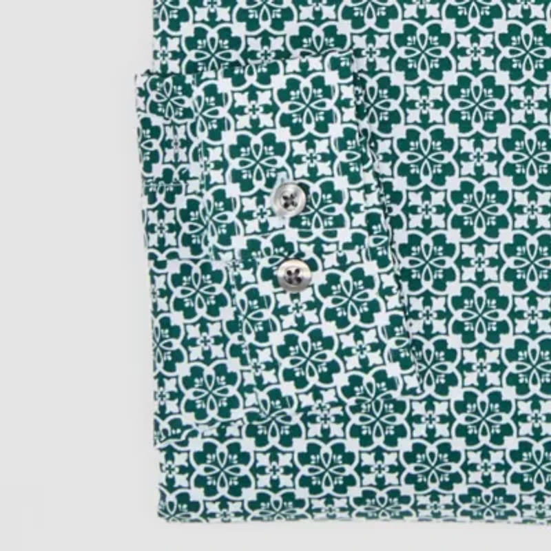 J. Ferrar Ultra Comfort Mens Regular Fit Stretch Fabric Wrinkle Free Long Sleeve Dress Shirt