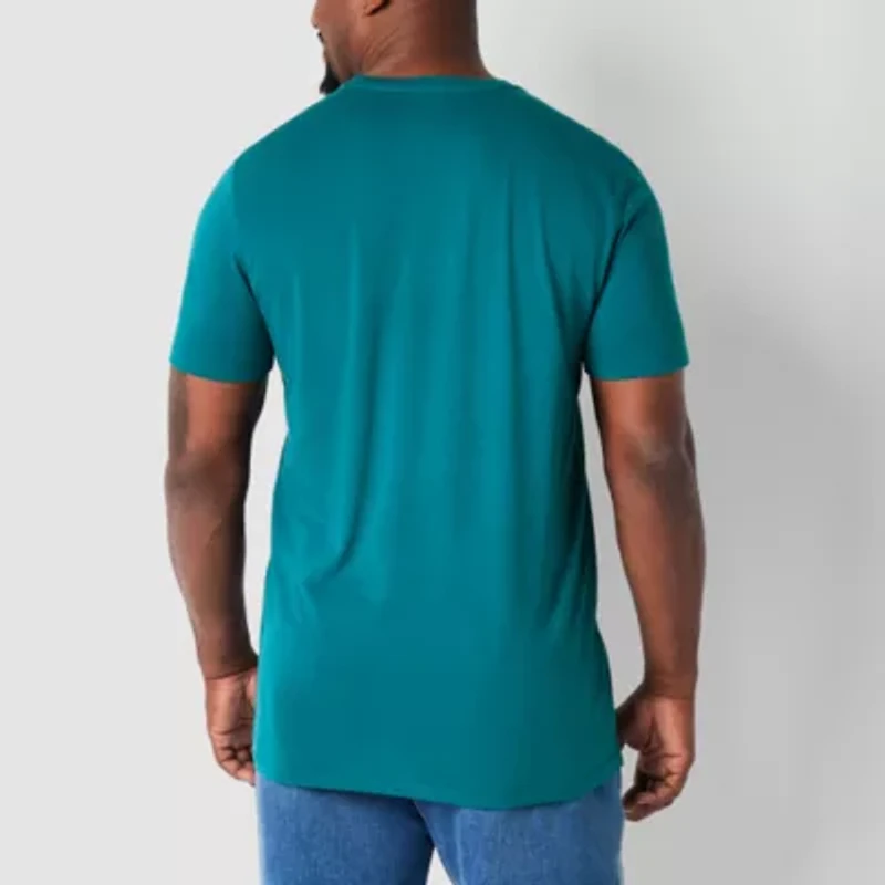 St. John's Bay Super Soft Mens Crew Neck Short Sleeve Quick Dry Big and Tall T-Shirt