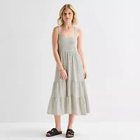 Hurley Womens Juniors Sleeveless Midi Sundress