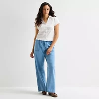 Forever 21 Womens Juniors Short Sleeve Button-Down Shirt