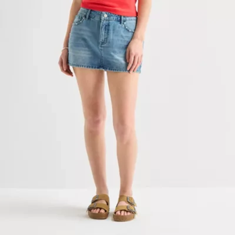 Forever 21 Womens Juniors Denim Skirt