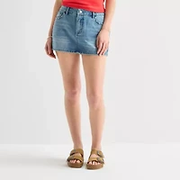 Forever 21 Womens Juniors Denim Skirt