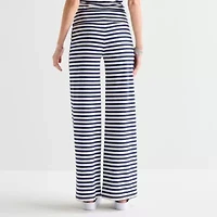 Forever 21 Womens Juniors Wide Leg Pull-On Pant