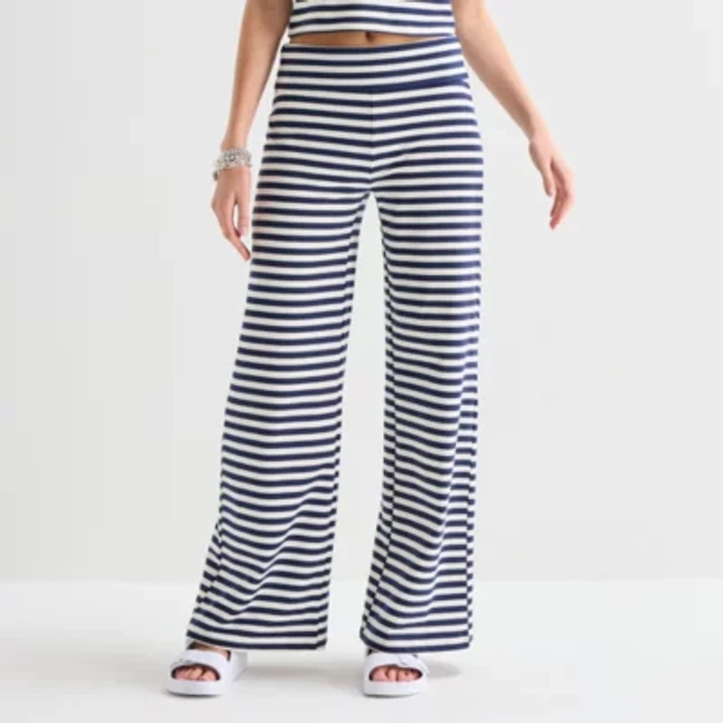 Forever 21 Womens Juniors Wide Leg Pull-On Pant
