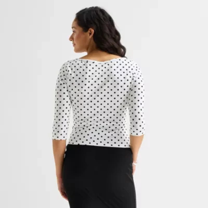 Forever 21 Womens Juniors Boat Neck T-Shirt