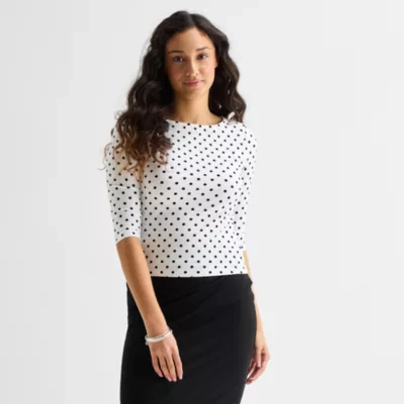 Forever 21 Womens Juniors Boat Neck T-Shirt