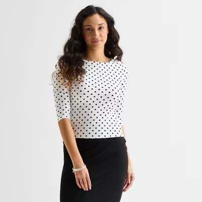 Forever 21 Womens Juniors Boat Neck T-Shirt