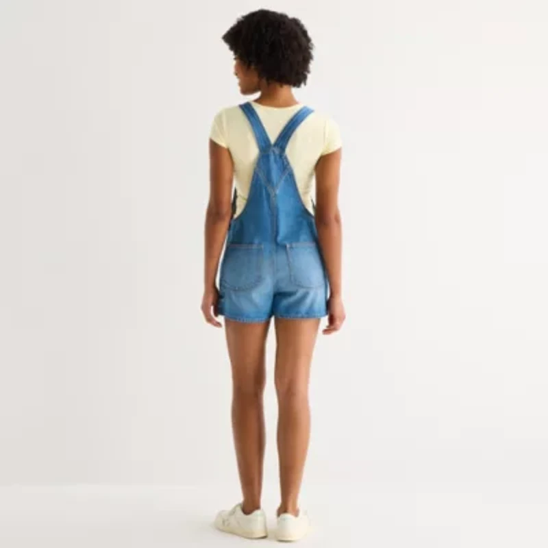 Arizona Sleeveless Womens Overalls Juniors