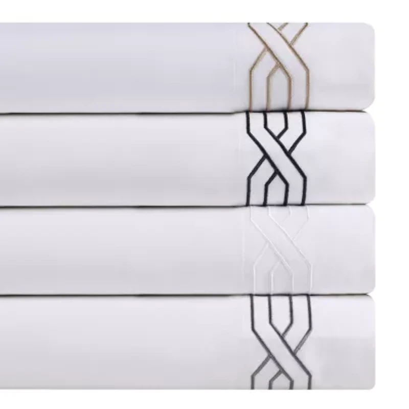 SUPERIOR® Embroidered Scroll Egyptian Cotton 1200tc Sheet set