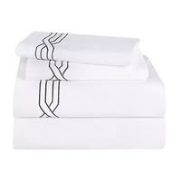 SUPERIOR® Embroidered Scroll Egyptian Cotton 1200tc Sheet set
