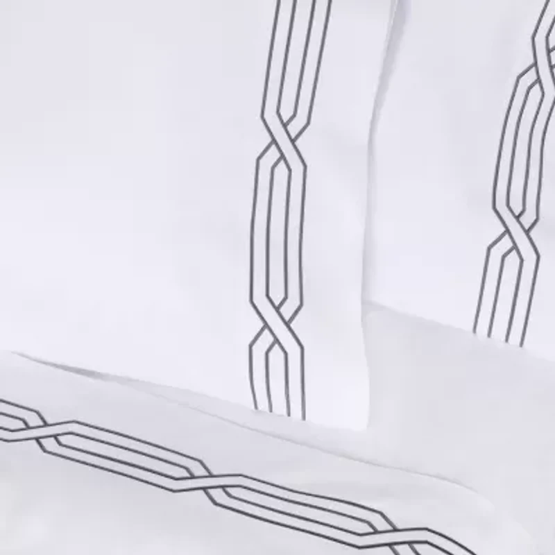 SUPERIOR® Embroidered Scroll Egyptian Cotton 1200tc Sheet set