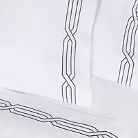 SUPERIOR® Embroidered Scroll Egyptian Cotton 1200tc Sheet set