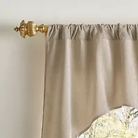 Martha Stewart Naples Chenille Rod Pocket Valance