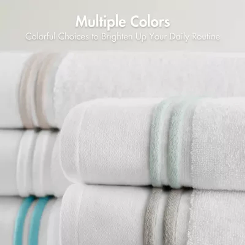 Madison Park Roan Border 6-pc. Quick Dry Bath Towel Set