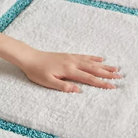 Madison Park Roan Border Tufted Bath Rug