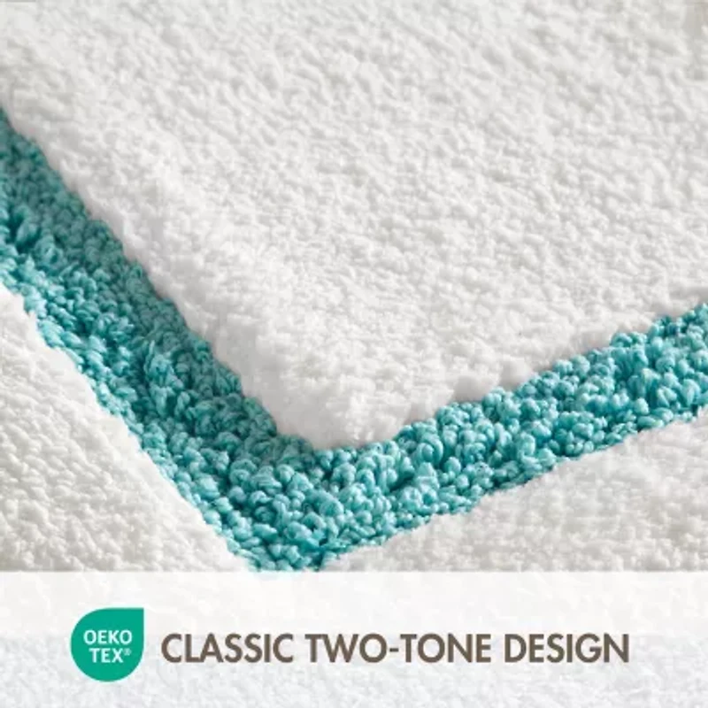 Madison Park Roan Border Tufted Bath Rug