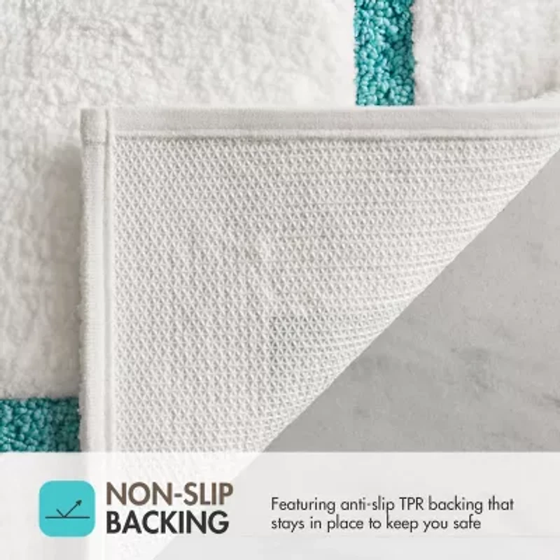 Madison Park Roan Border Tufted Bath Rug