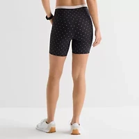 Xersion EverUltra™ Womens 6" High Rise Stretch Fabric Quick Dry Bike Short