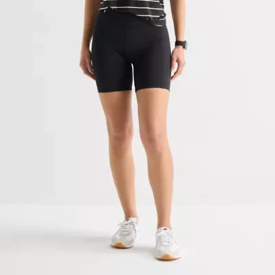 Xersion EverUltra™ Womens 6" High Rise Stretch Fabric Quick Dry Bike Short