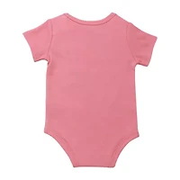 Baby Starters Girls Round Neck Short Sleeve Bodysuit