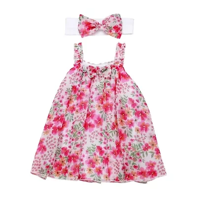 Baby Starters Girls 2-pc. Sleeveless A-Line Dress