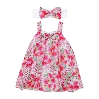 Baby Starters Girls 2-pc. Sleeveless A-Line Dress