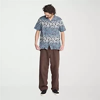 VOLCOM Mens Short Sleeve Regular Fit Button-Down Shirt