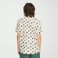 VOLCOM Mens Short Sleeve Regular Fit Button-Down Shirt